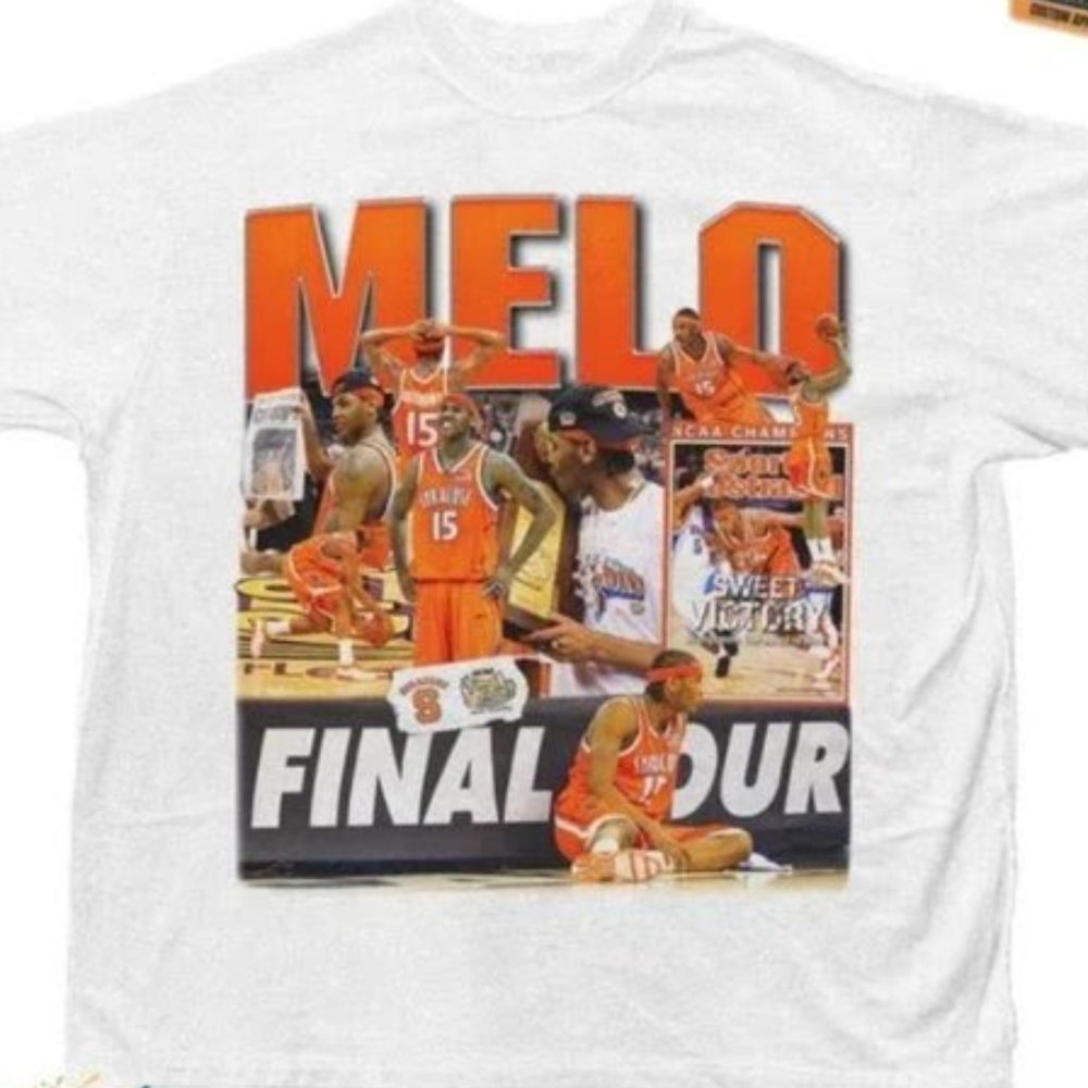 Vintage Carmelo Anthony Syracuse Orange Final Four Shirt, Carmelo Anthony